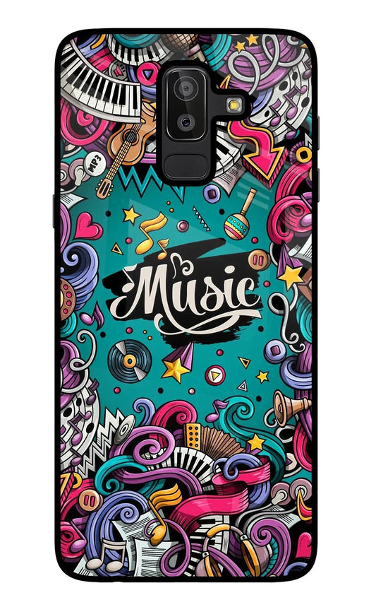Music Graffiti Samsung J8 Back Cover
