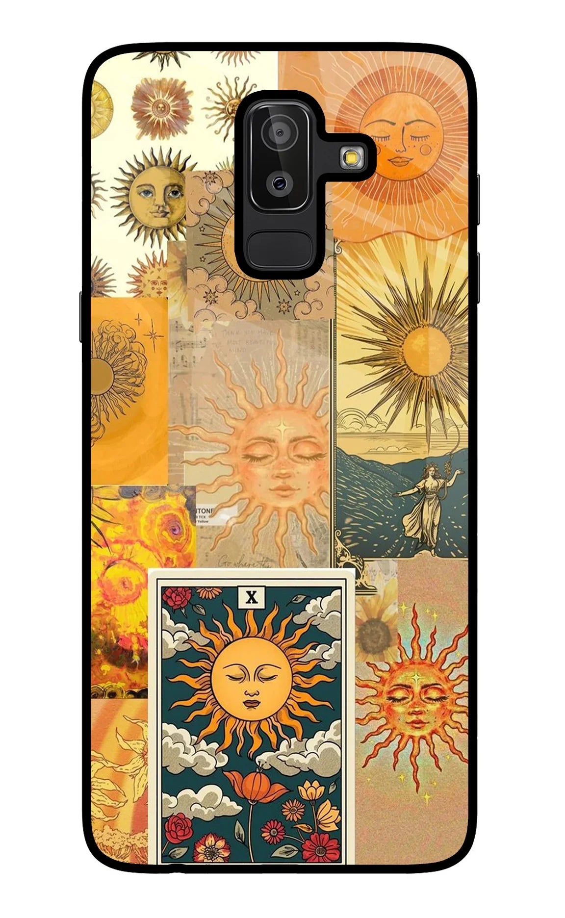 Sun Samsung J8 Glass Case