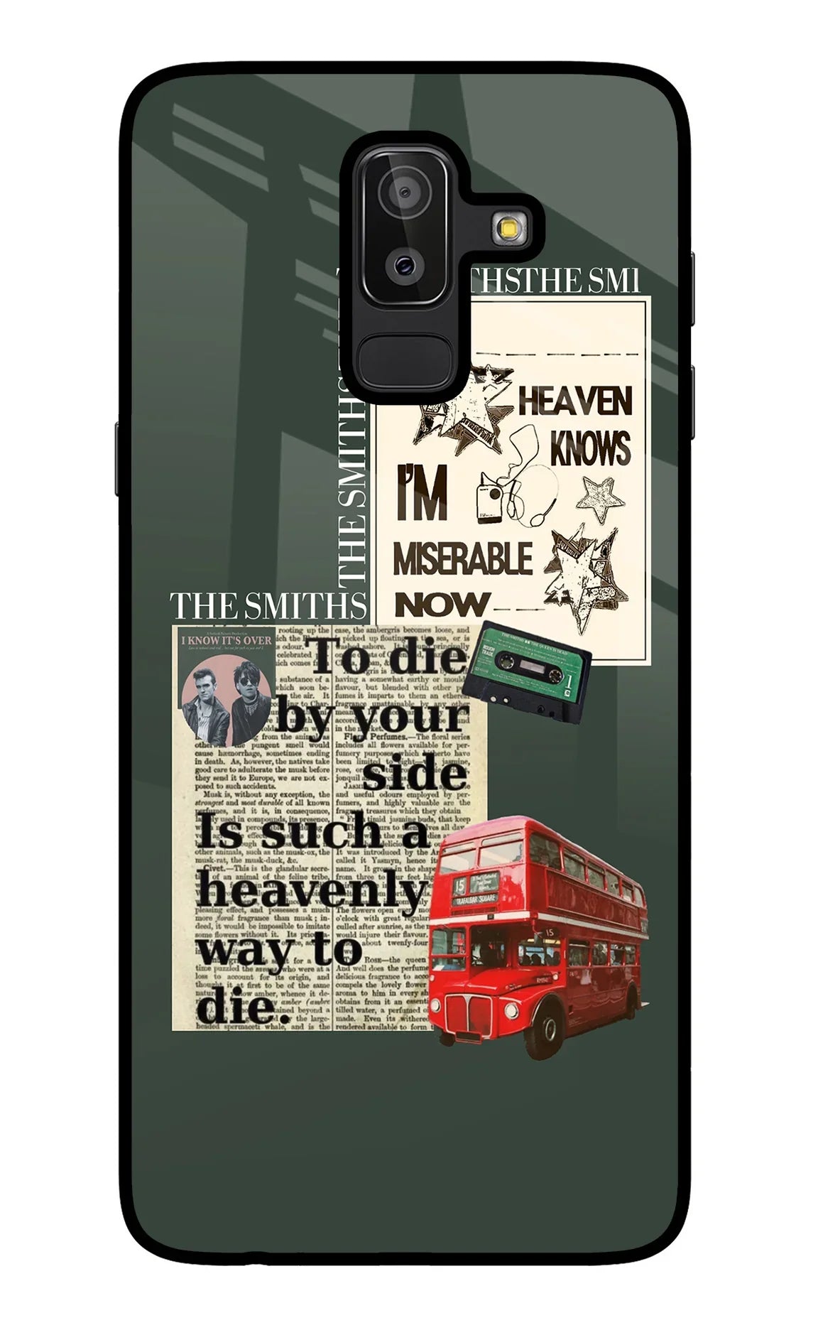 The Smiths Samsung J8 Glass Case