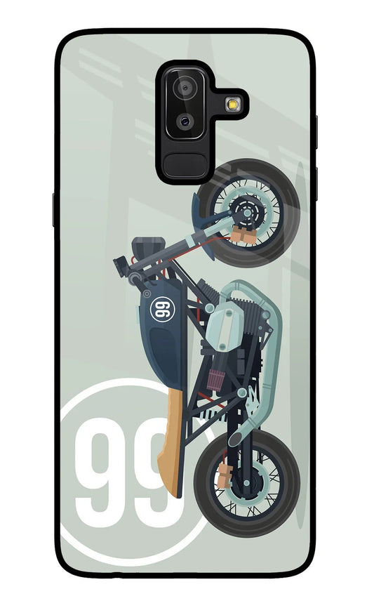 Classic Cafe Racer 99 Samsung J8 Glass Case