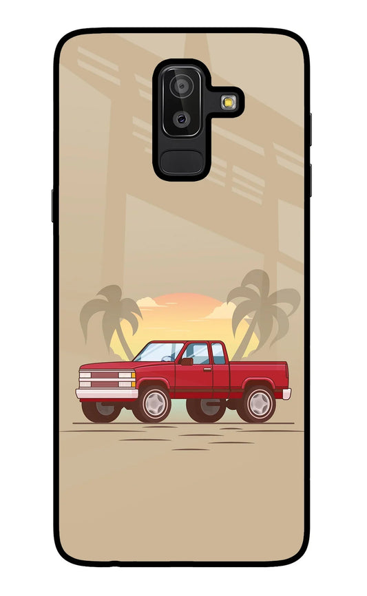 Desert Classic Drive Samsung J8 Glass Case
