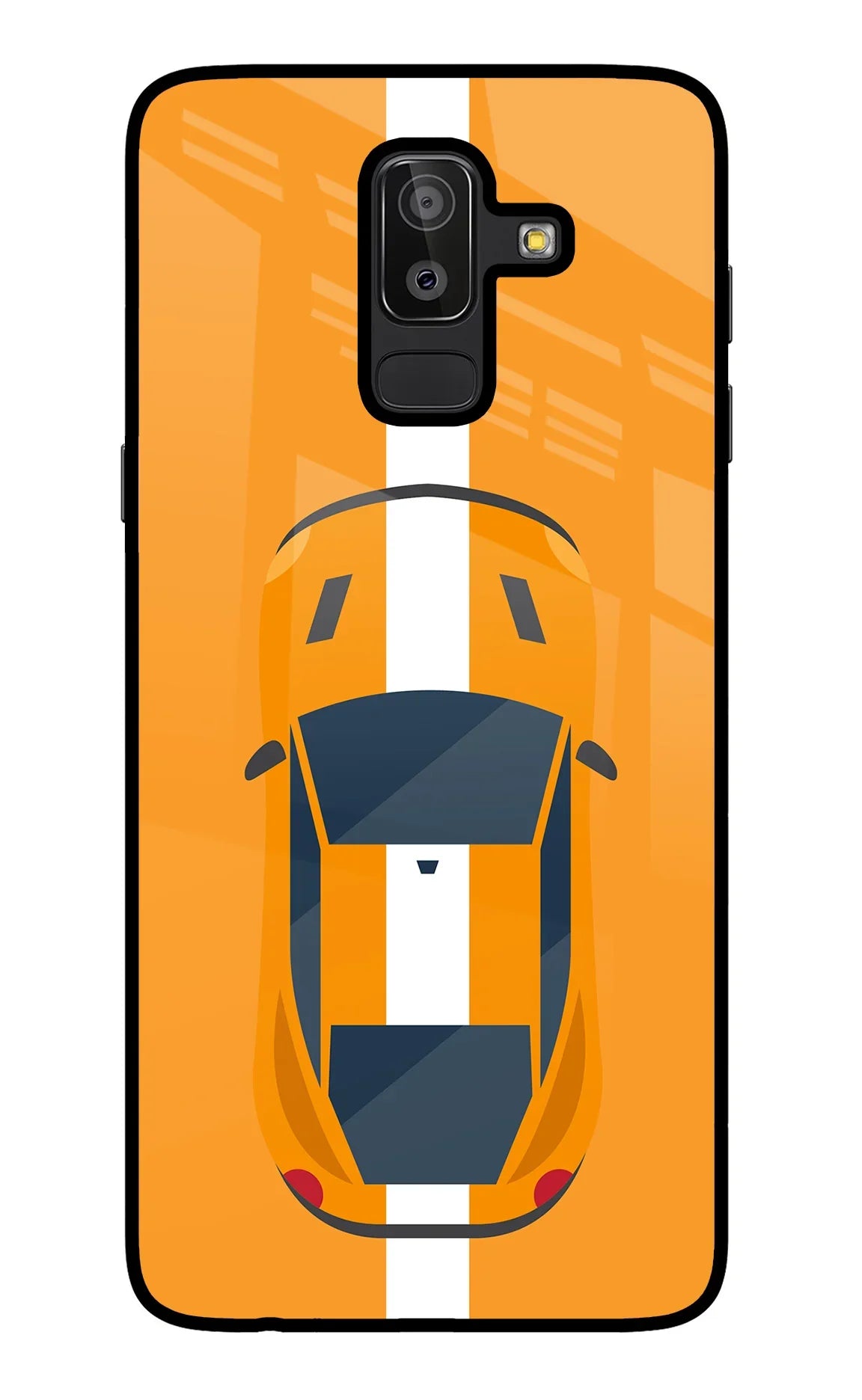Highway Pursuit Samsung J8 Glass Case
