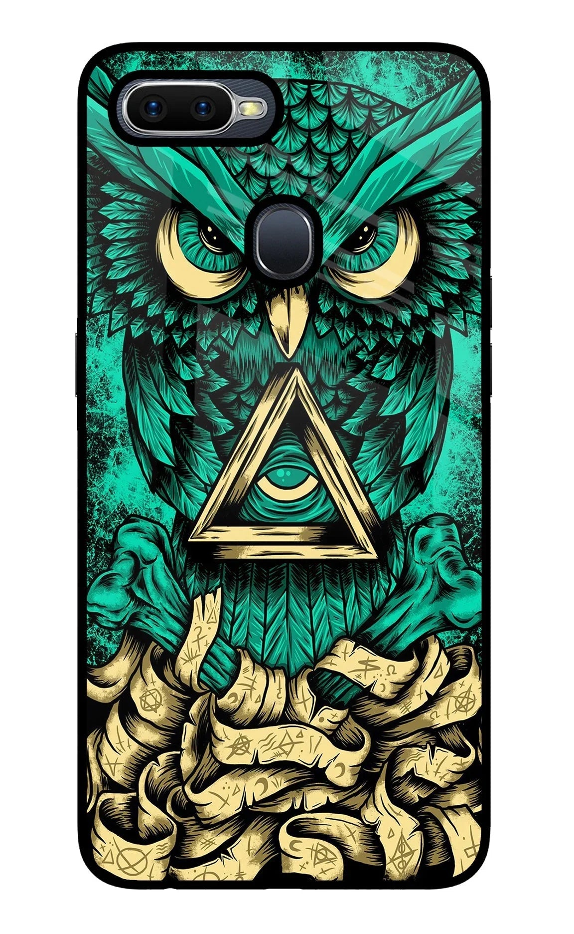 Green Owl Oppo F9/F9 Pro Back Cover