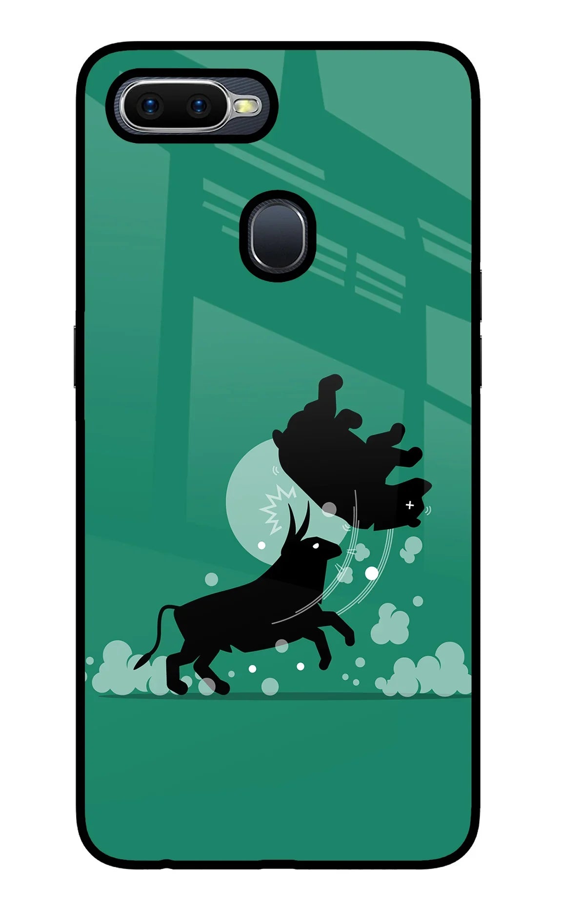 Bull Conqueror Oppo F9/F9 Pro Glass Case