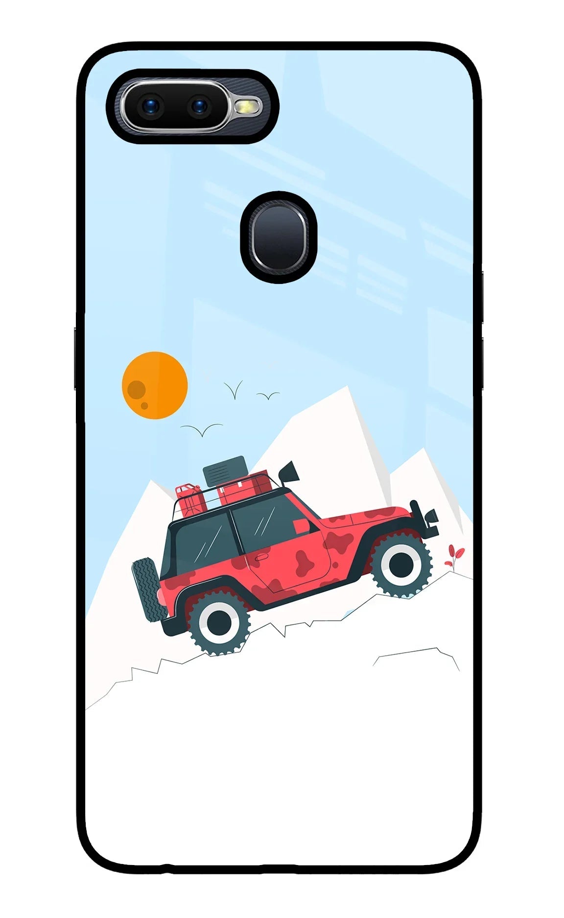 Mountain Trail Beast Oppo F9/F9 Pro Glass Case