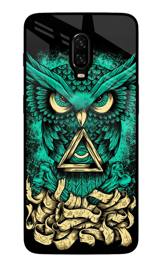Green Owl Oneplus 6T Back Cover