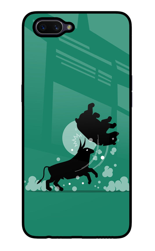 Bull Conqueror Oppo A3S Glass Case