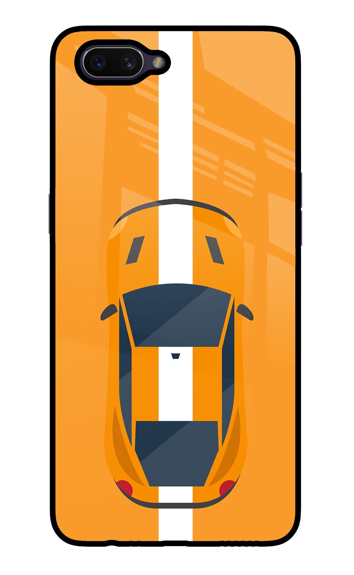 Highway Pursuit Oppo A3S Glass Case
