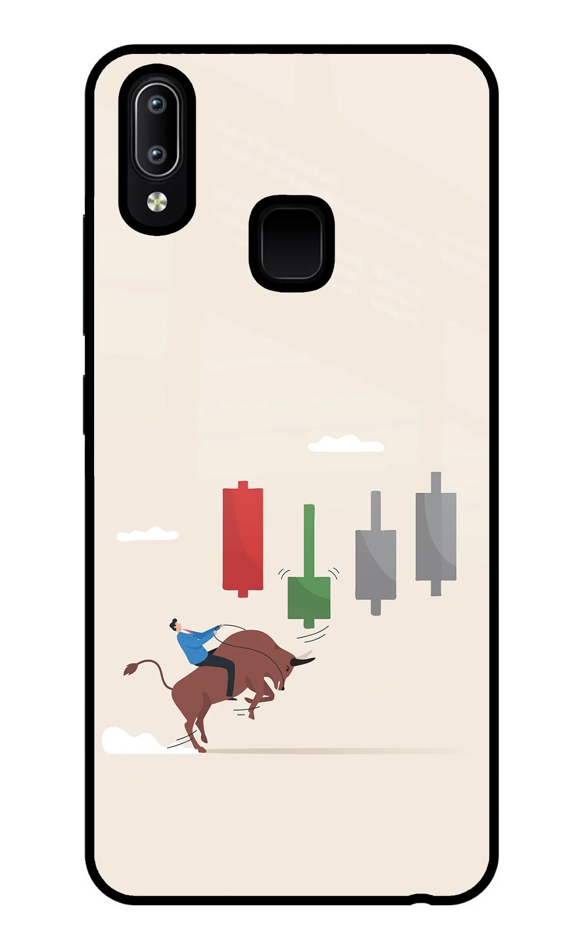 Bull Trading Momentum Vivo Y91/Y93/Y95 Glass Case