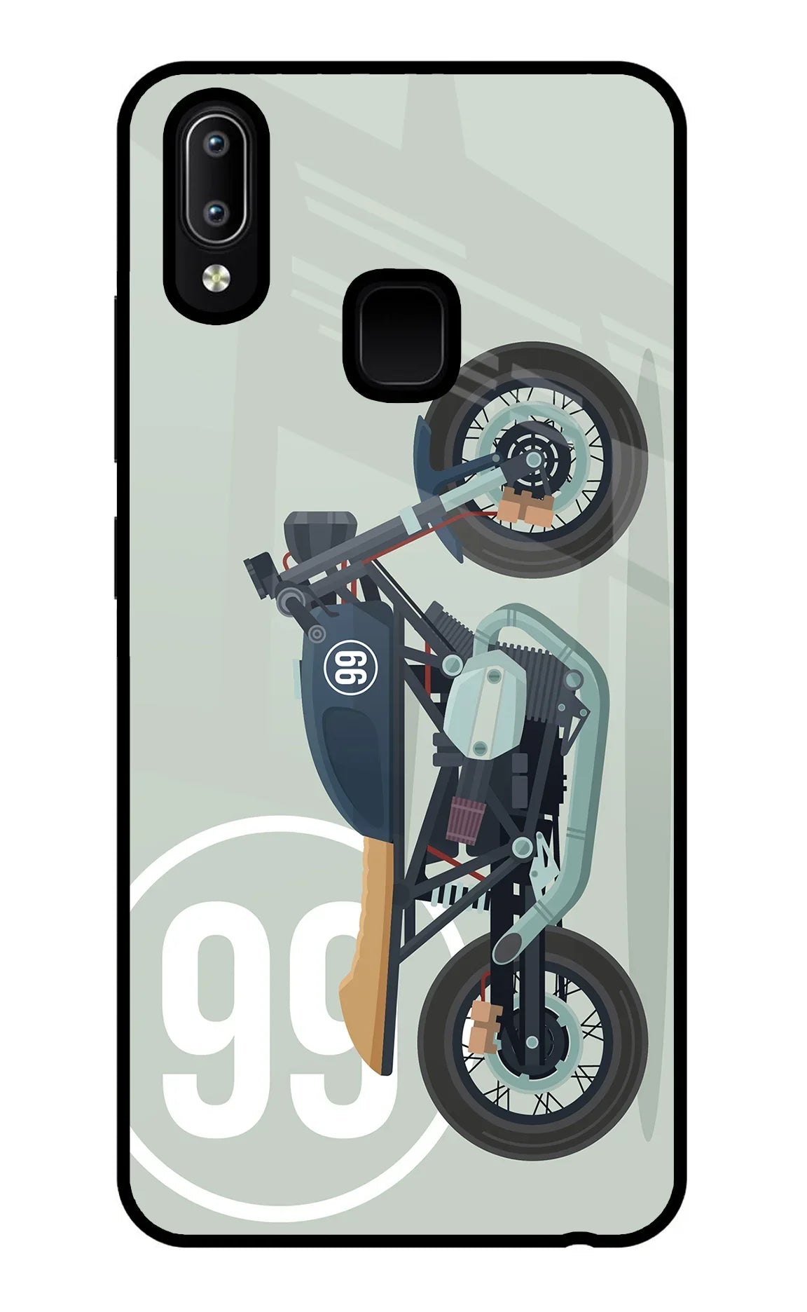 Classic Cafe Racer 99 Vivo Y91/Y93/Y95 Glass Case