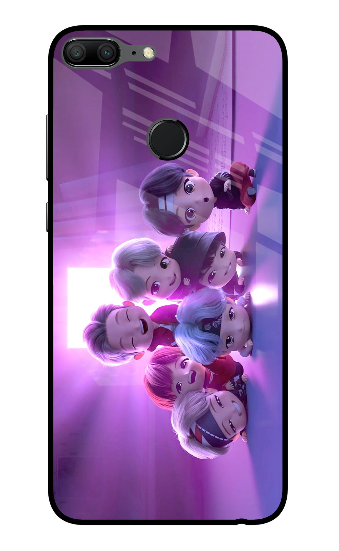 BTS Chibi Honor 9 Lite Back Cover
