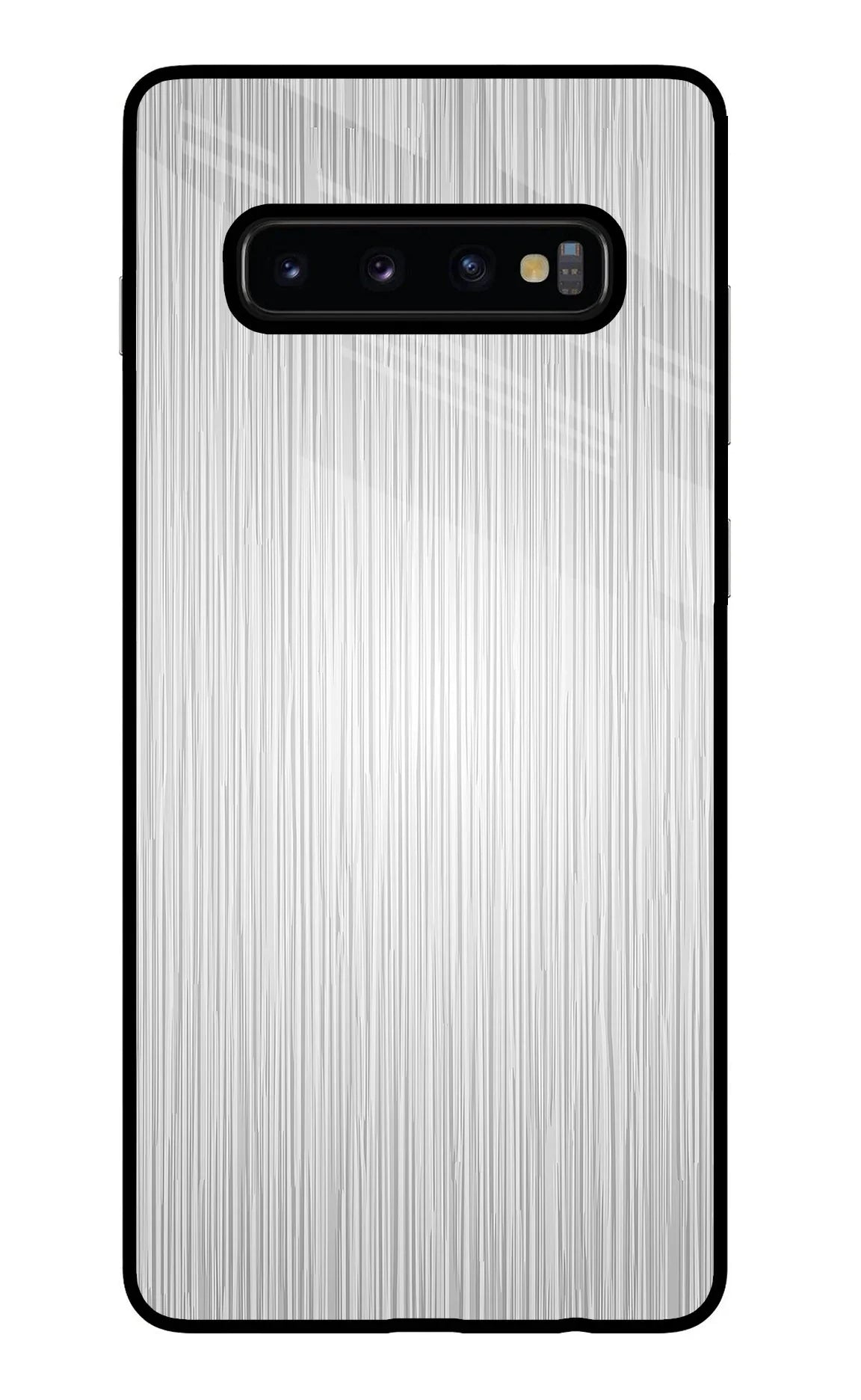 Wooden Grey Texture Samsung S10 Plus Back Cover