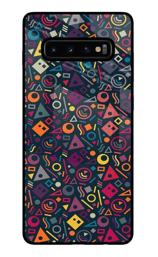 Geometric Abstract Samsung S10 Plus Glass Case