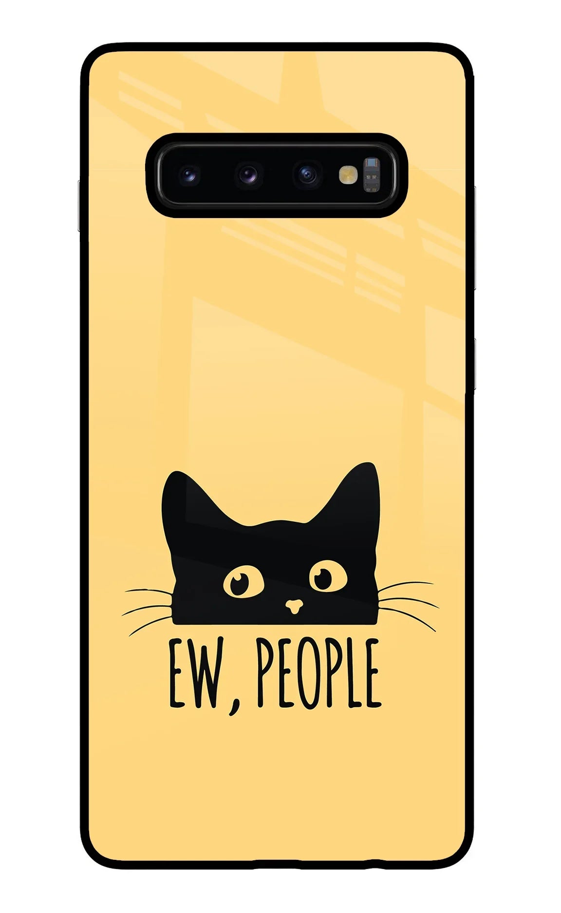 Ew People Catitude Samsung S10 Plus Glass Case