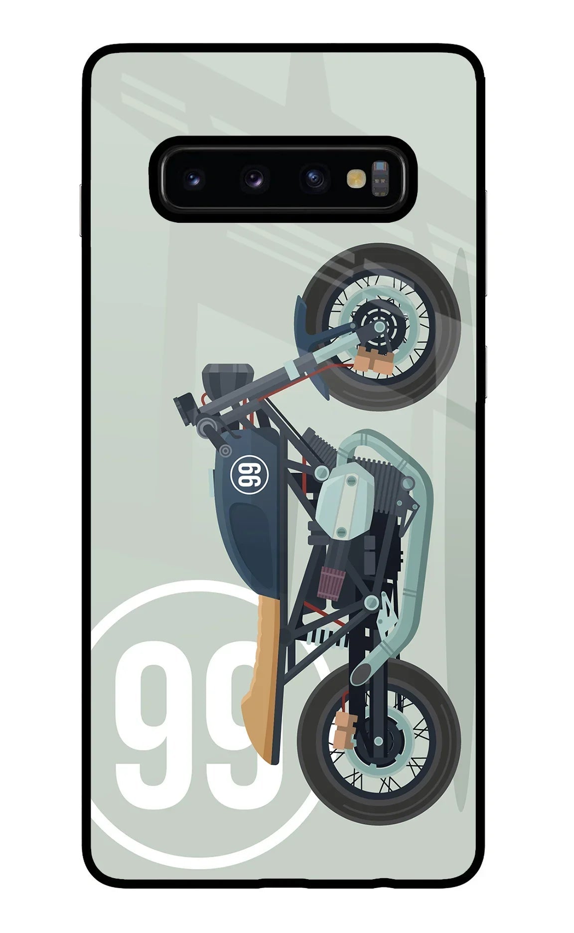 Classic Cafe Racer 99 Samsung S10 Plus Back Cover