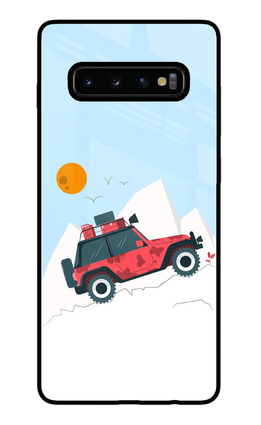 Mountain Trail Beast Samsung S10 Plus Glass Case