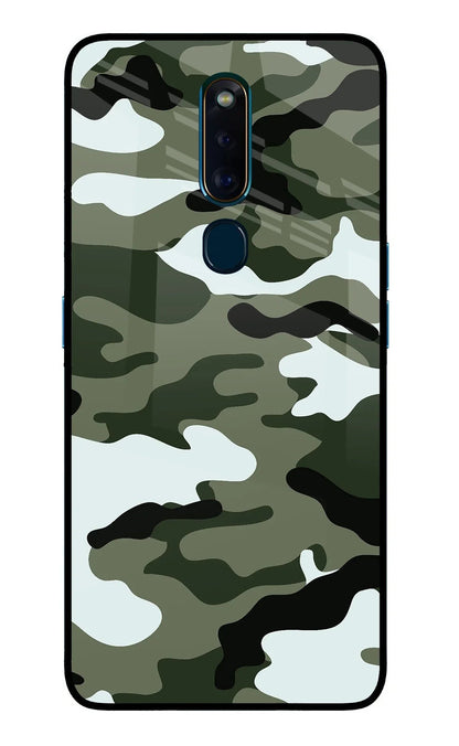 Camouflage Oppo F11 Pro Back Cover