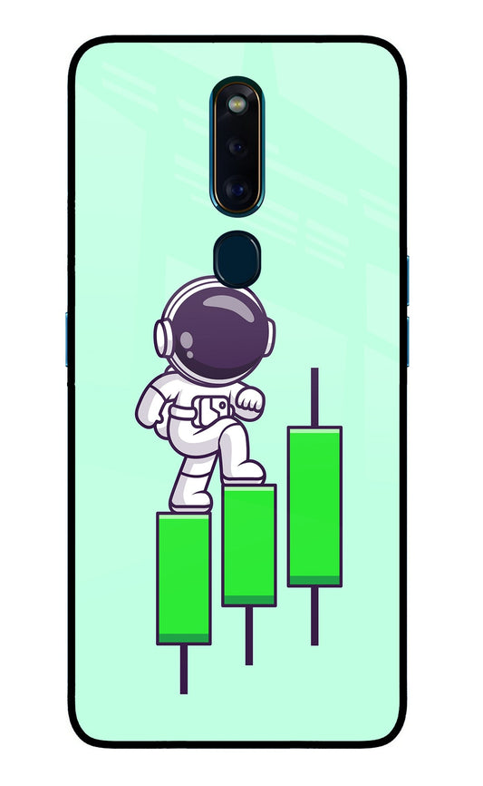 Astronaut Trader Oppo F11 Pro Glass Case