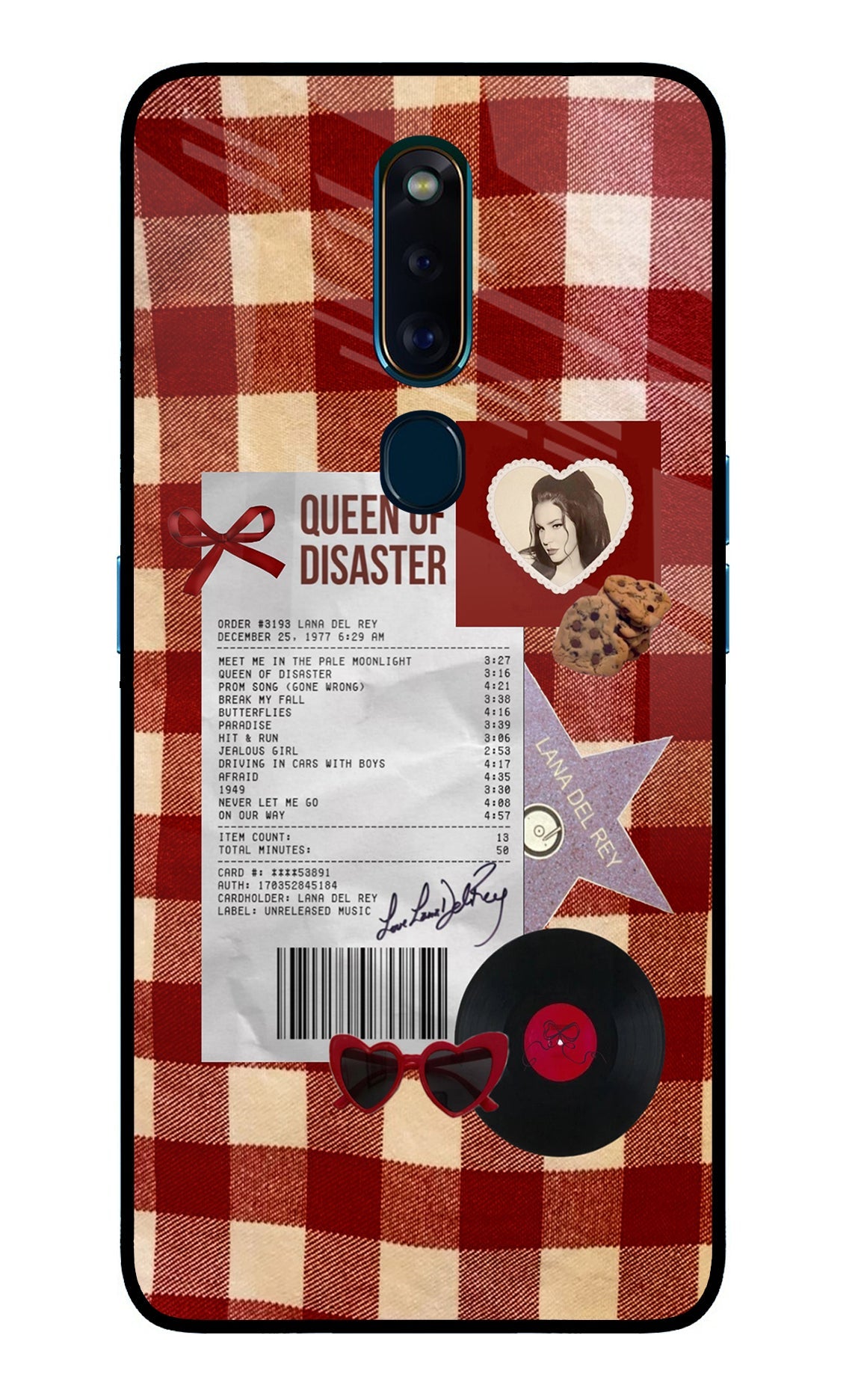 Queen of Disaster Oppo F11 Pro Glass Case