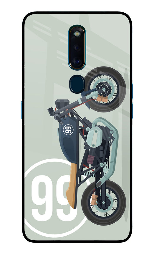 Classic Cafe Racer 99 Oppo F11 Pro Glass Case