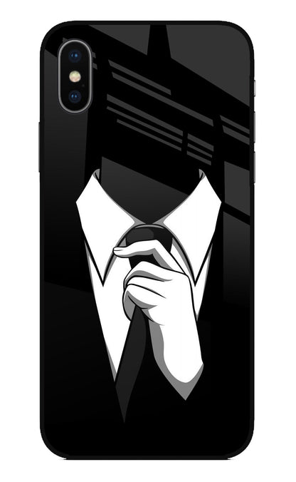 Black Tie iPhone XS Back Cover