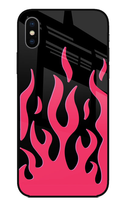 Fire Flames iPhone XS Back Cover