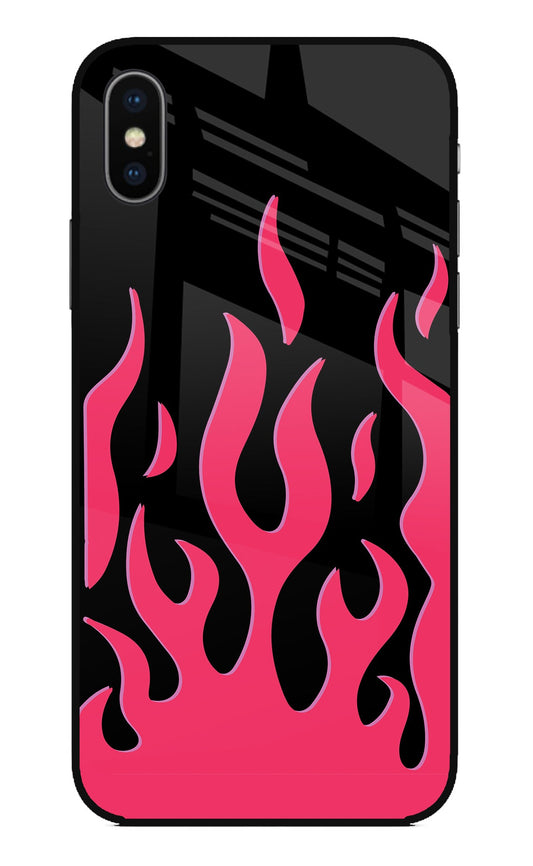 Fire Flames iPhone XS Back Cover