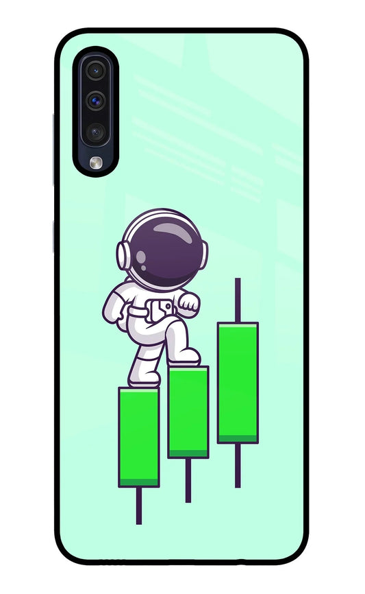 Astronaut Trader Samsung A50/A50s/A30s Glass Case