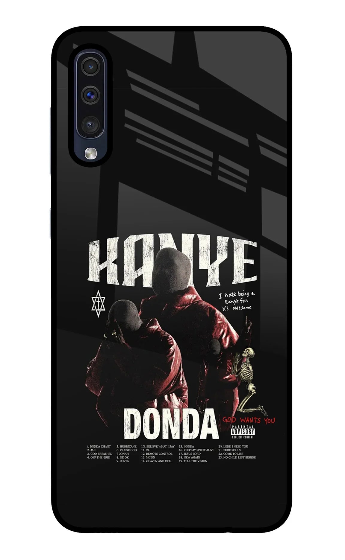 Donda Kanye West Samsung A50/A50s/A30s Glass Case