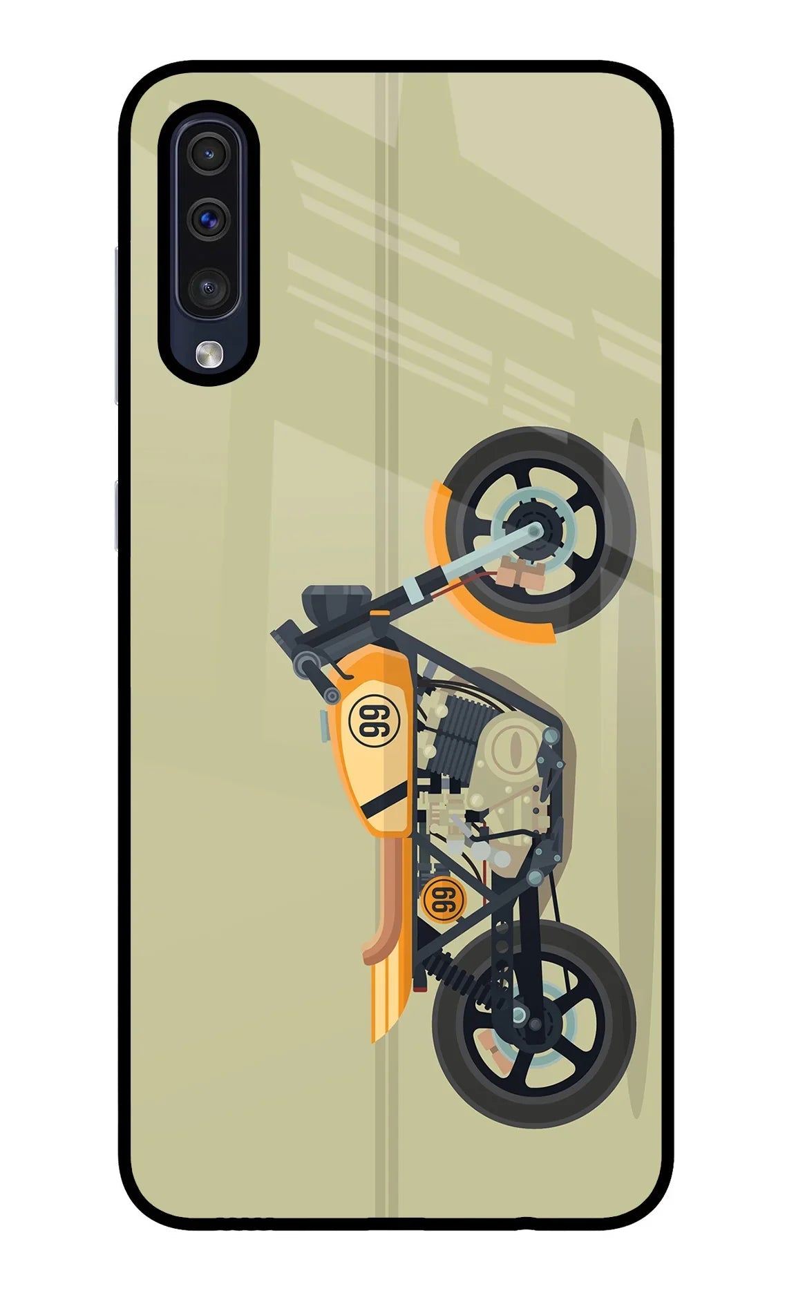 Vertical Speedster Samsung A50/A50s/A30s Glass Case