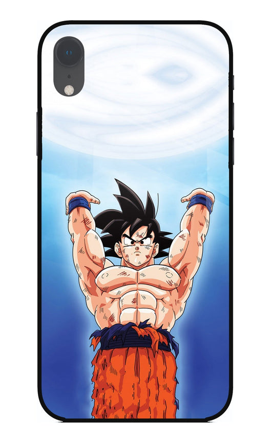 Goku Power iPhone XR Glass Case