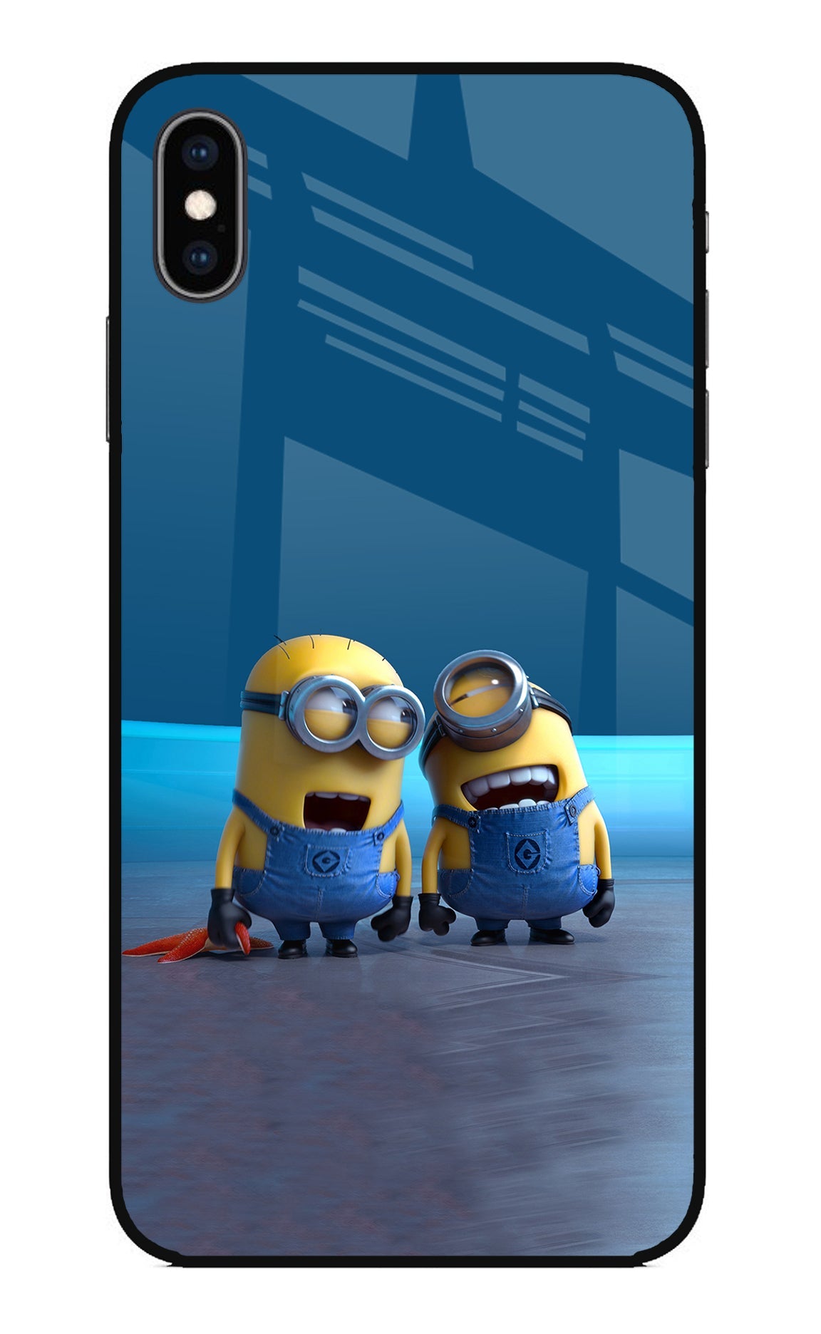 Minion Laughing iPhone XS Max Back Cover