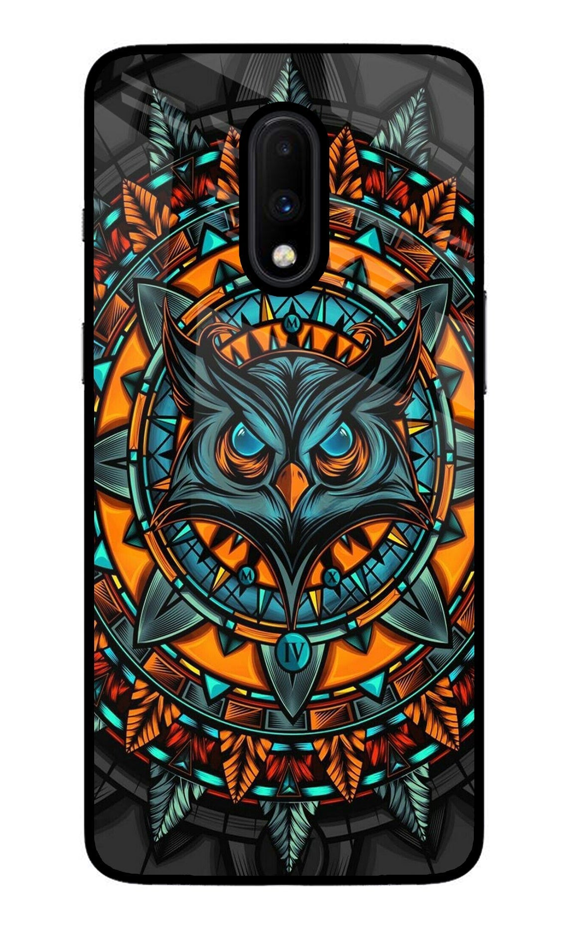 Angry Owl Art Oneplus 7 Back Cover