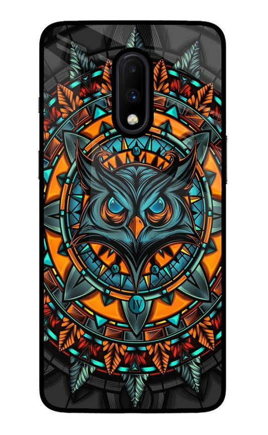 Angry Owl Art Oneplus 7 Back Cover