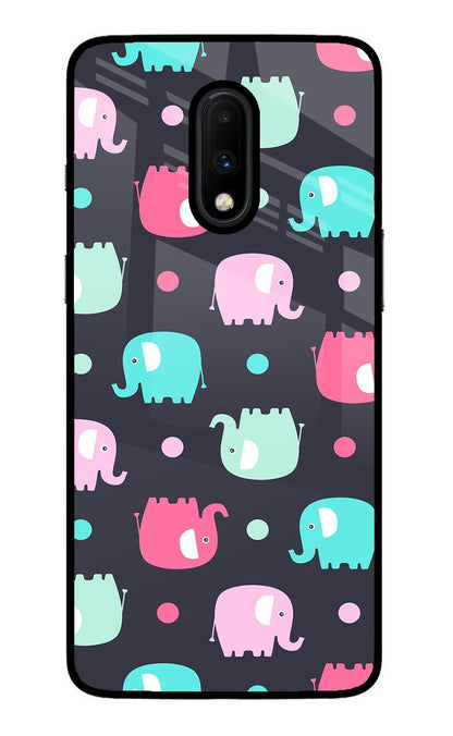 Elephants Oneplus 7 Back Cover
