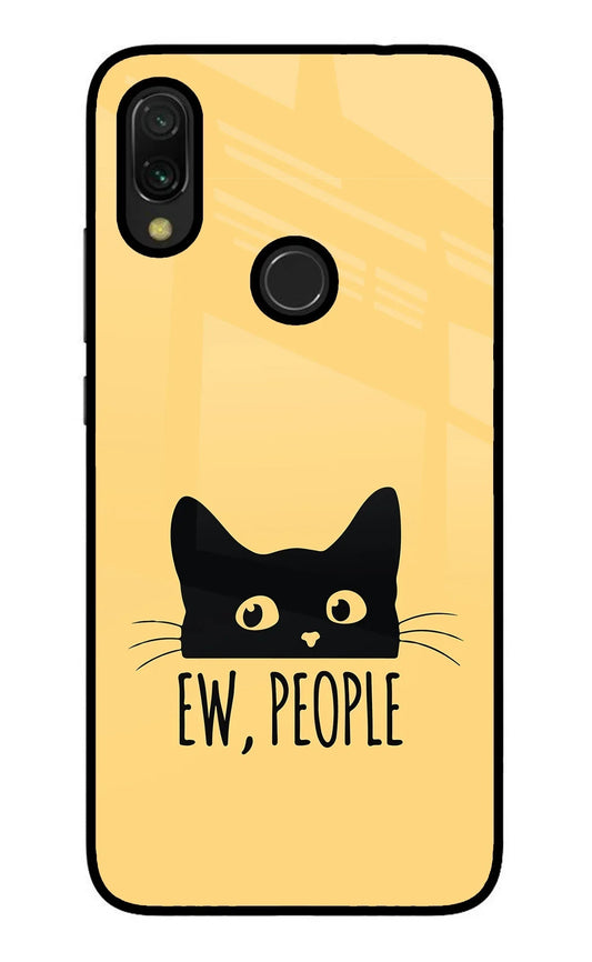 Ew People Catitude Redmi 7 Glass Case