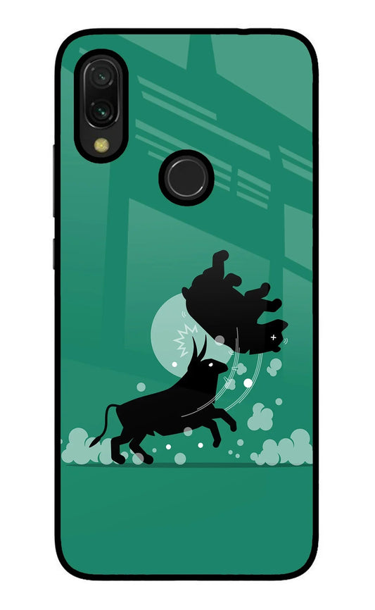 Bull Conqueror Redmi 7 Glass Case
