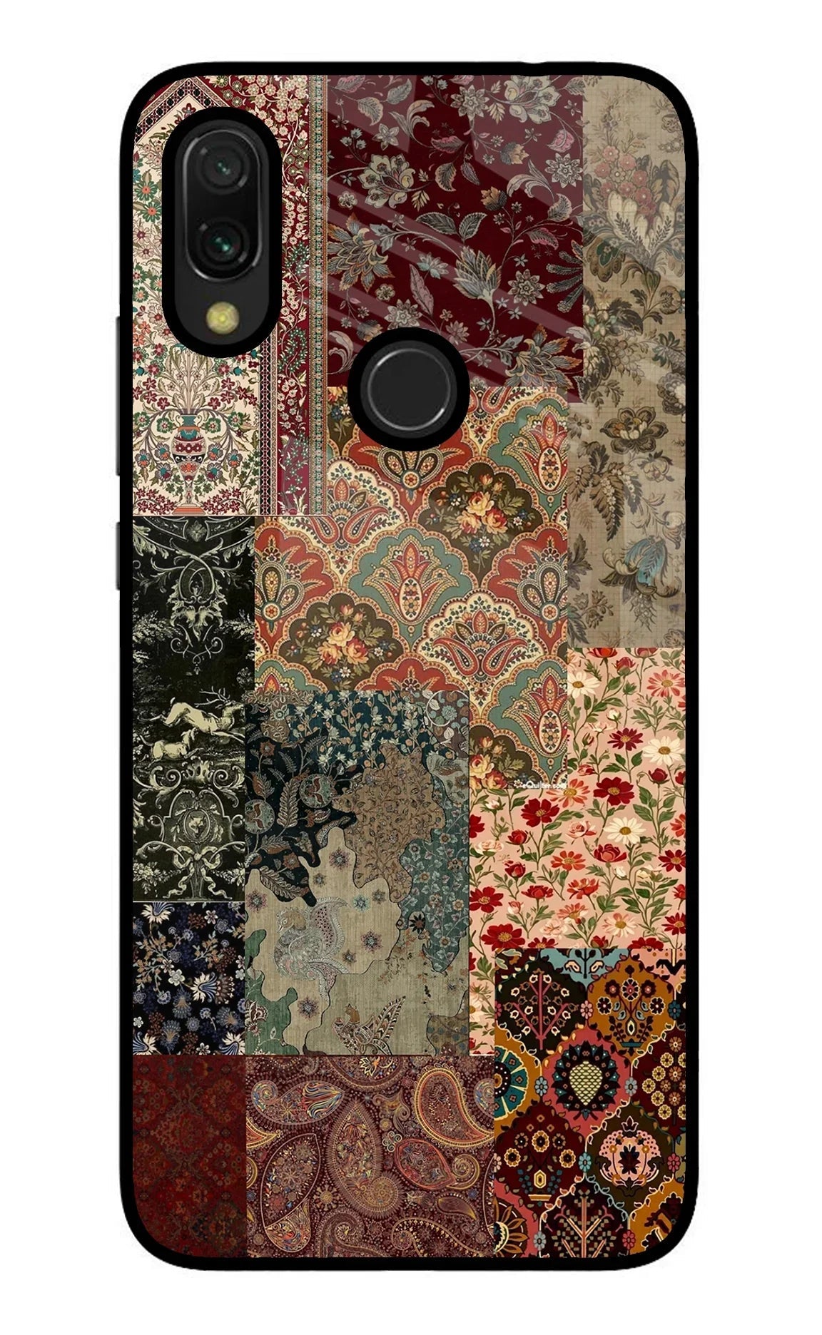 Desi Print Redmi 7 Glass Case
