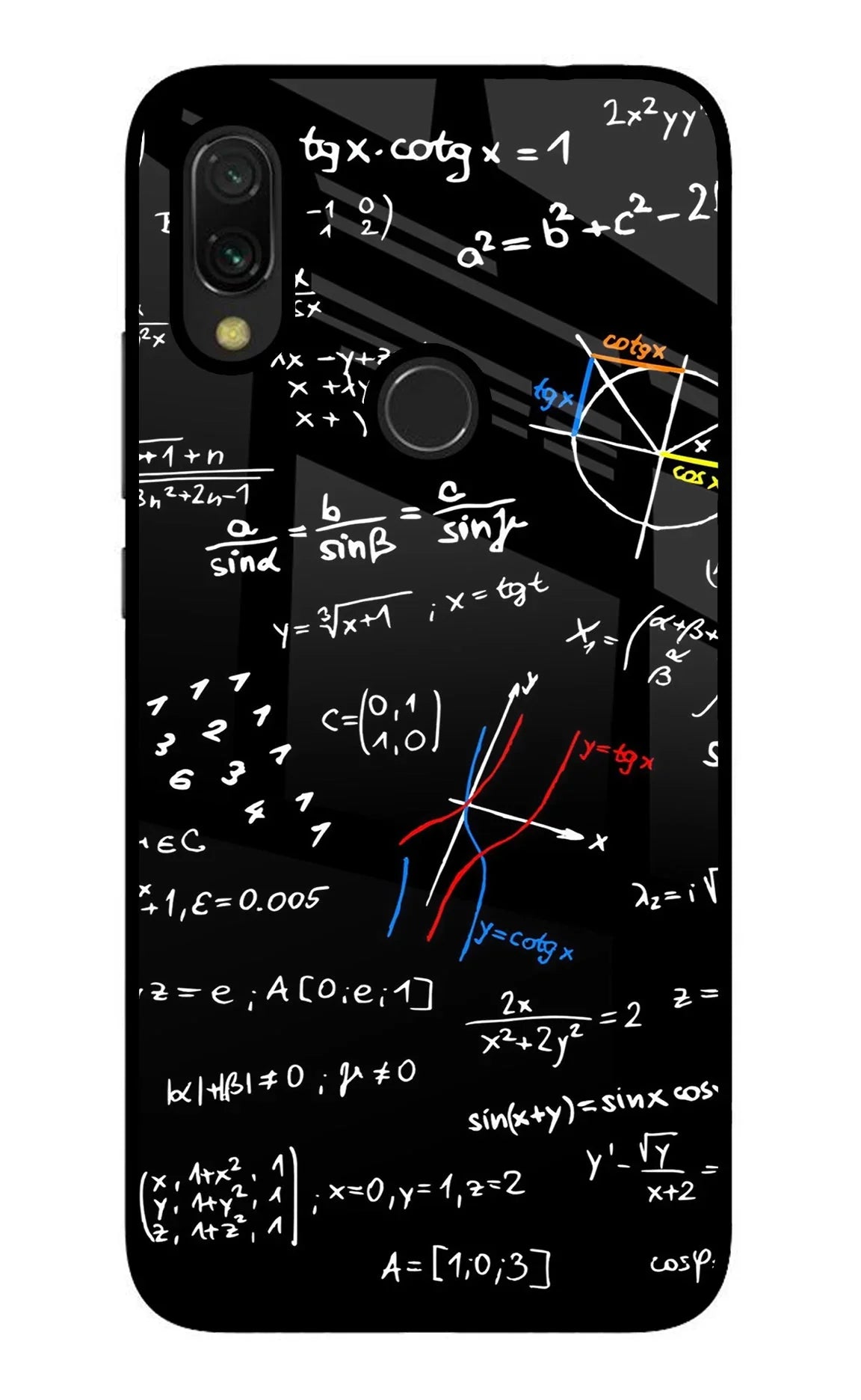 Mathematics Formula Redmi Y3 Back Cover