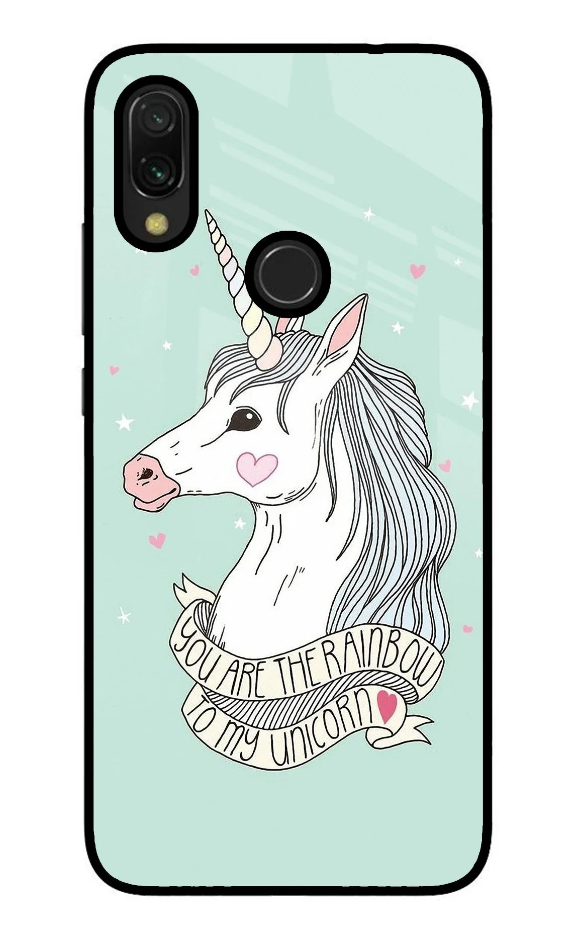 Unicorn Wallpaper Redmi Y3 Back Cover