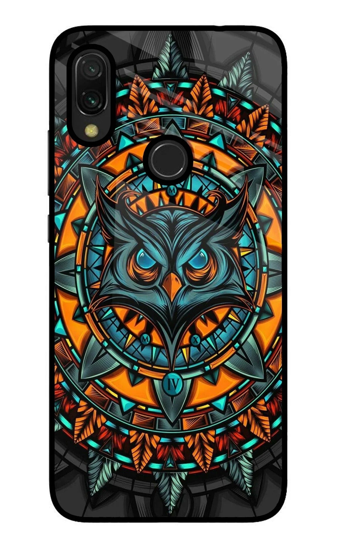 Angry Owl Art Redmi Y3 Back Cover