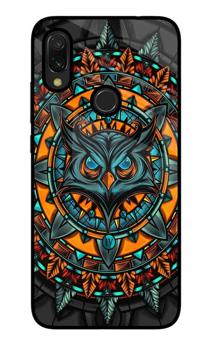 Angry Owl Art Redmi Y3 Back Cover