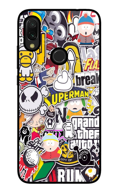 Sticker Bomb Redmi Y3 Back Cover