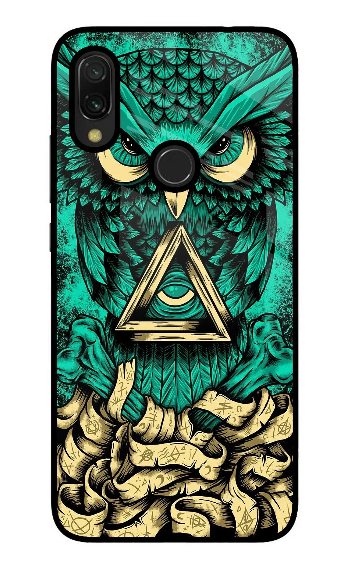 Green Owl Redmi Y3 Back Cover