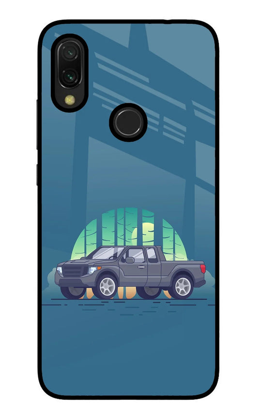 Retro Garage Vibe Redmi Y3 Glass Case