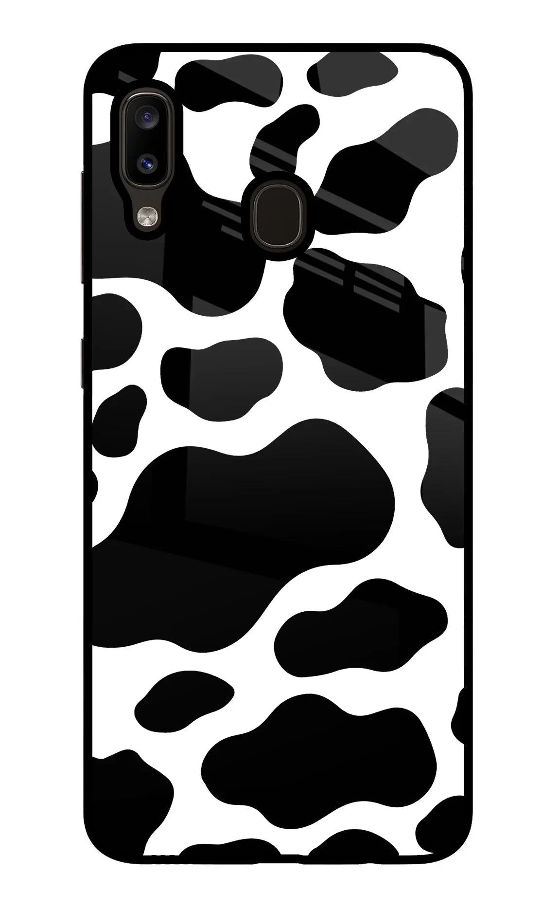 Cow Spots Samsung A20/M10s Glass Case