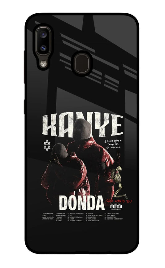 Donda Kanye West Samsung A20/M10s Glass Case