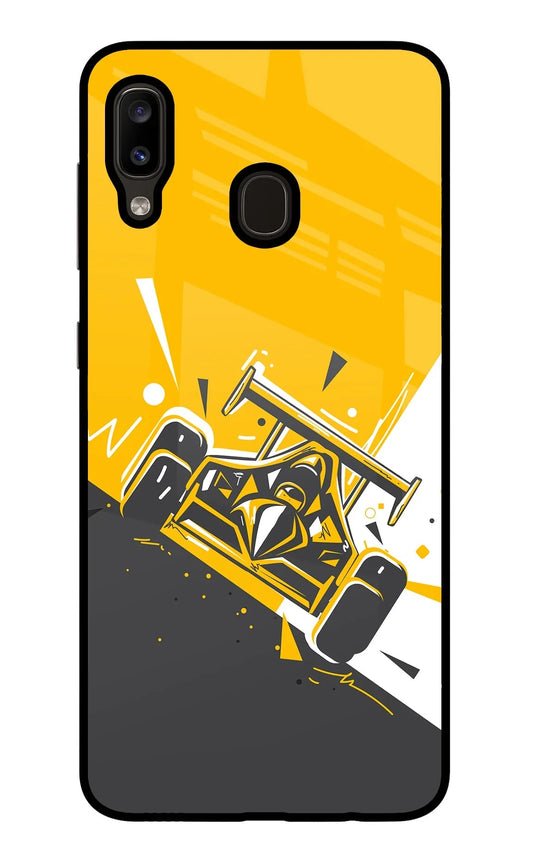 Track King Samsung A20/M10s Glass Case