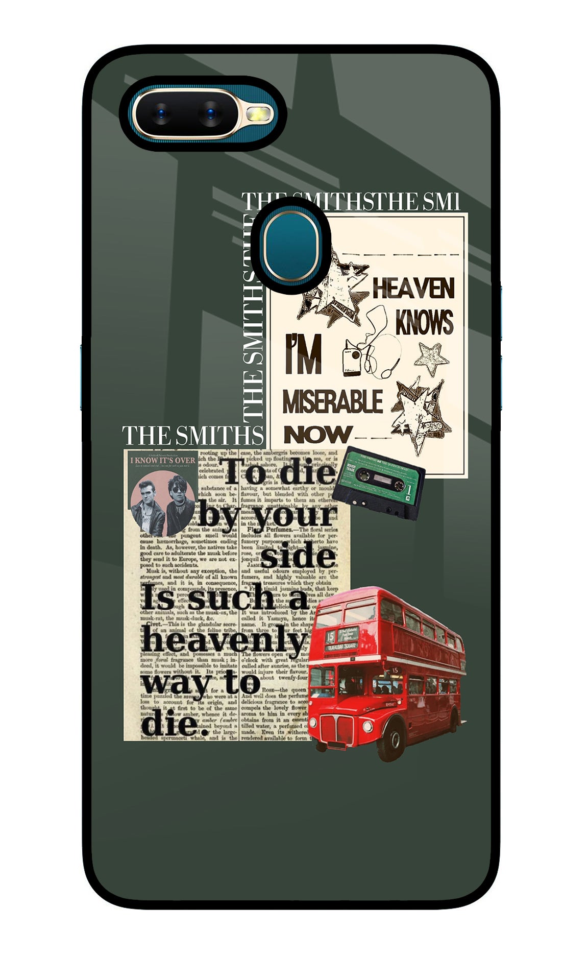 The Smiths Oppo A7/A5s/A12 Glass Case