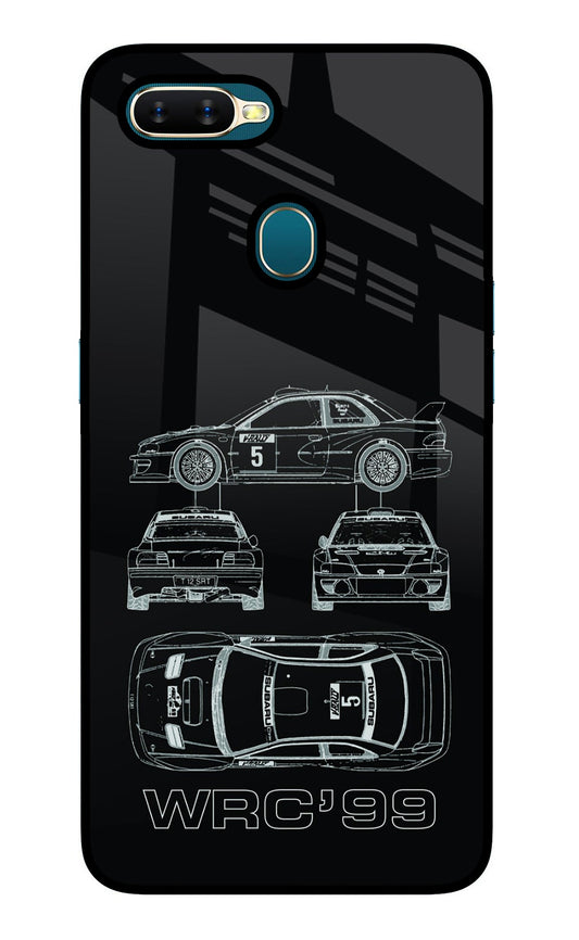 WRC'99 Oppo A7/A5s/A12 Glass Case